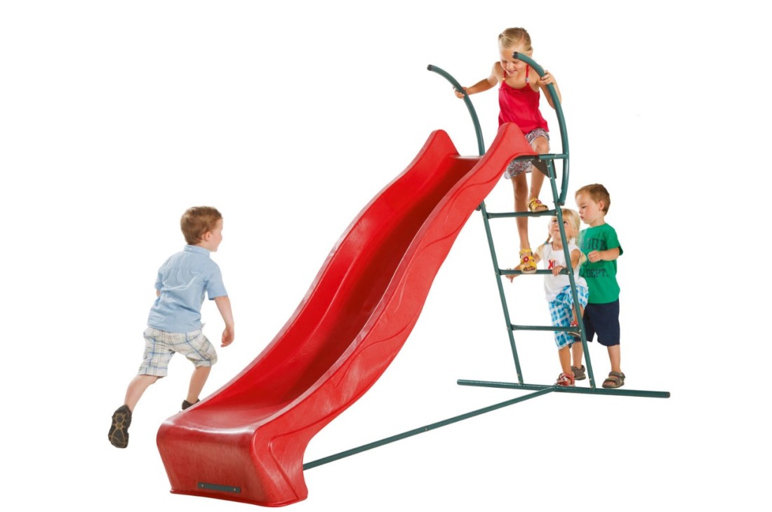 1.2m high slide reX and ladder free standing kit with water